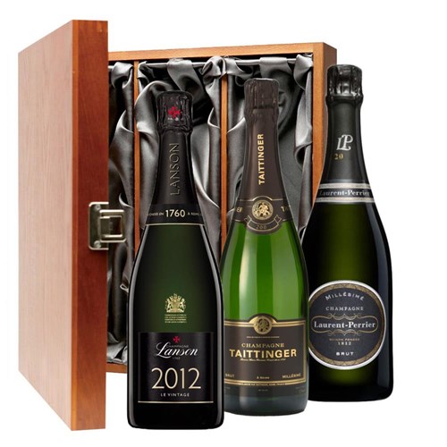 The Vintage Collection Treble Luxury Gift Boxed Champagne